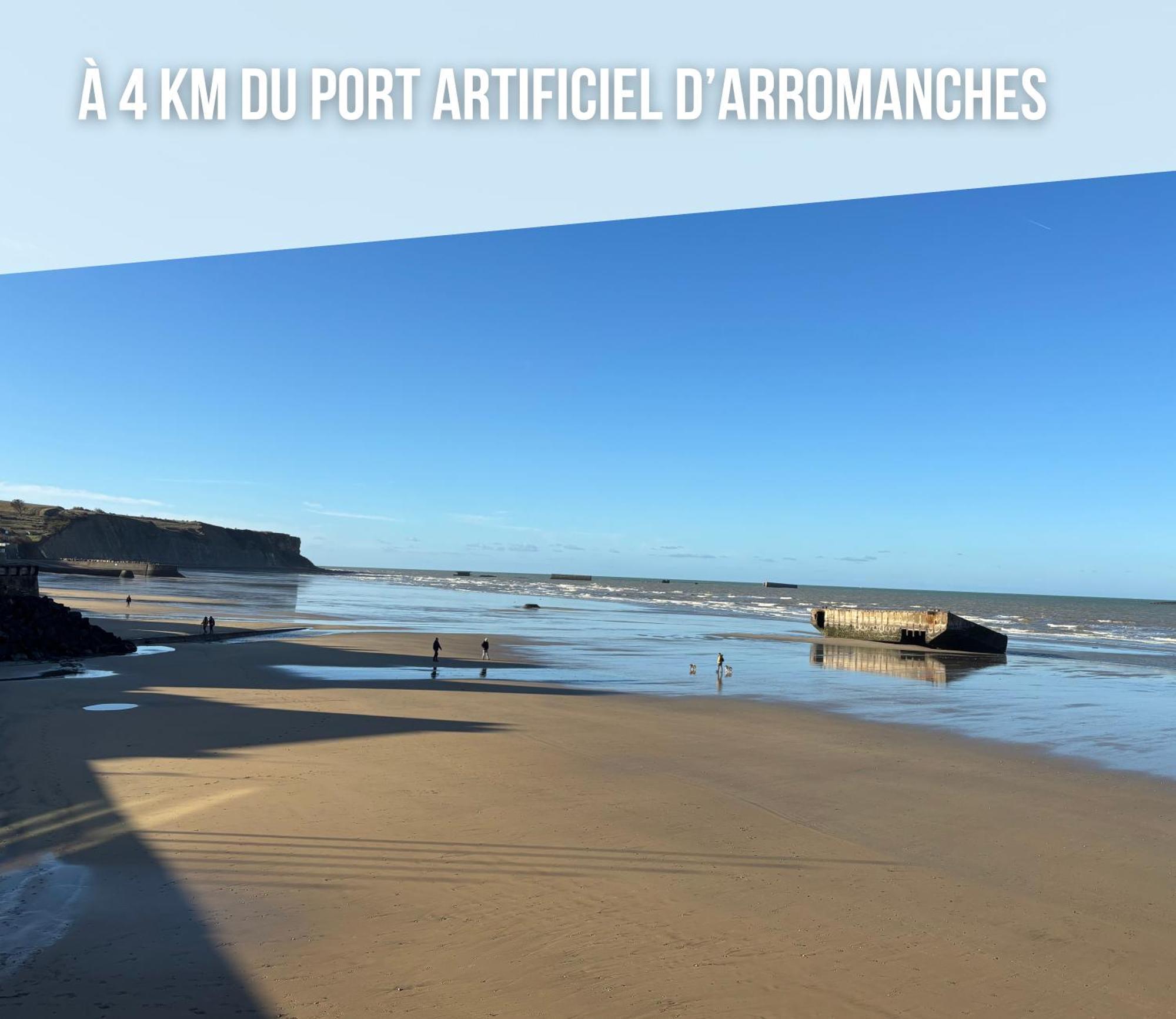 Les Dunes, Maison Neuve 8 P Bien Equipee Jardin Clos, Parking, Garage A 850 M De La Plage Et Centre Bourg, Sur Plages Du Debarquement Pres Arromanches Et Bayeux Asnelles Εξωτερικό φωτογραφία